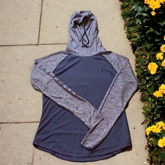 UNDER ARMOUR WOMENS LOOSE HEAT GEAR ACTIVE PERFORMANCE HOODED PULL OVER JACKET - Picture 2 of 5